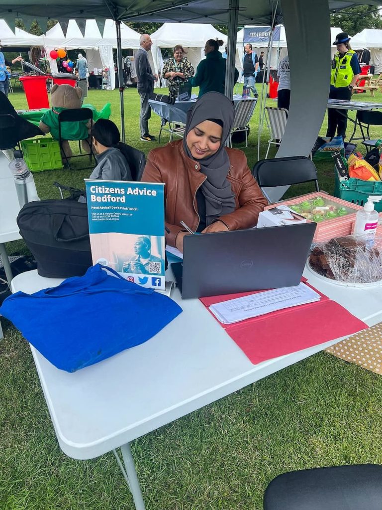 Support us 5 Citizens Advice Bedford at a local event