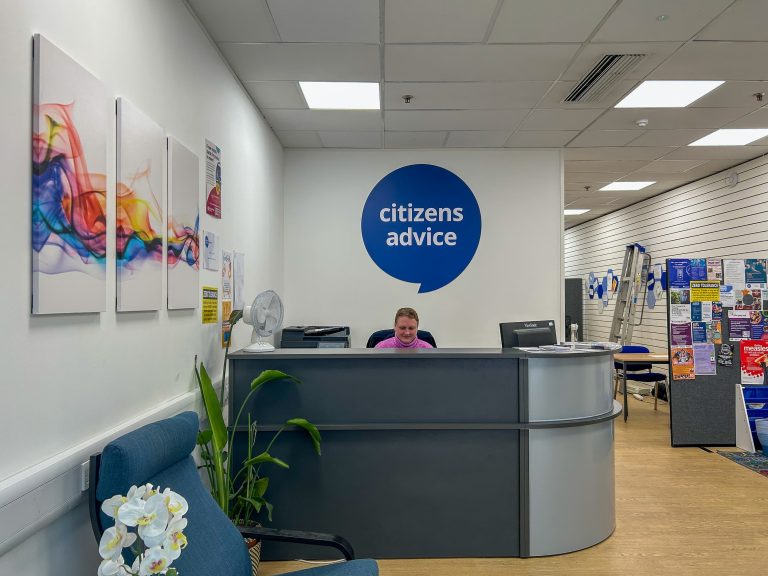 Inside the Citizens Advice Bedford office
